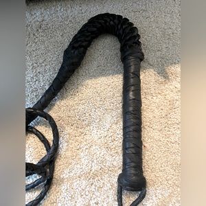 Faux Leather Whip